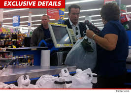 Arnold Swarzenegger at Walmart
