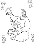 Genie coloring page