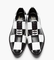 Loud & Obnoxious Black & White Checkerboard Oxford Dress Shoes ...