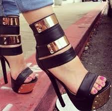 Shoes: sandals, platform shoes, eye cather, eye catcher shoes, eye ...