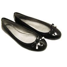 Coach Dotty Patent Black Flat Shoes Sz6 - Polyvore