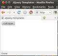 Using the new JQuery Templates with AJAX and PHP Giant Flying Saucer