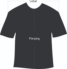 PrintAja - Ukuran Baju