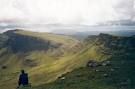 Baca Ruadh summit. The Trotternish ridge runs in a series of 'waves' from - via Daymix
