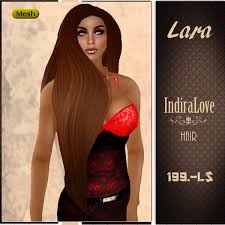 Second Life Marketplace - o))IndiraLove ((o,Lara Brown Mesh Hair