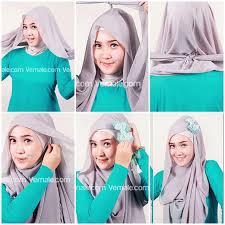 Cara Memakai Hijab Segi Empat Modis Dan Praktis | Tutorial Hijab ...