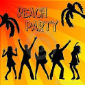Stock Images: Beach party poster