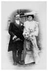 1904 - Edwardian Wedding Dress Picture. Bride Groom and Group ...