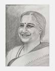 Sudha Murthy a Philanthropist Drawing - Asha Sudhaker Shenoy - sudha-murthy-a-philanthropist-asha-sudhaker-shenoy