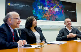 ... Sigma Life Science, and Josef Zihlmann, VP of business development and marketing, at announcement of gift to Institute of collections of RNA molecules. - 330-RNASigma