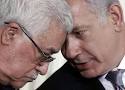 and Mahmoud Abbas (left)