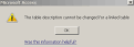 sql server - updating an Access 2010 Linked Table connection