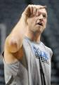 Photographer: Rick Danzl. Brian Cardinal reacts during the pregame ... - 0116sporBCardinalNBA008