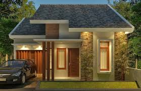 Exterior Rumah Minimalis Sederhana di tahun 2016