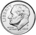 US Roosevelt Head Ten Cent coin details