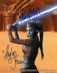 Autogramme - Amy Allen - STAR WARS COLLECTORBASE - Allen-Amy-AndreasWindu