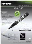Combat B4 Baseball Bat Composite Bats Baseball Bats Softball