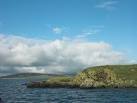 Photo taken from an inflatable workboat. Island of Gairsay can be seen in - via Daymix