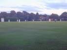 Grace Dieu Park Cricket Club. Last overs of action as the sun sets over the - via Daymix