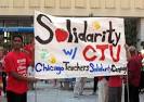 Daily Kos: Spirits were high at the Chicago Teachers Union(CTU ...