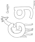 alphabet coloring page