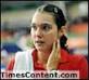 Bulgaria's Petya Nedelcheva during the women's singles pre quarters ... - Petya-Nedelcheva
