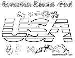 Fourth Of July coloring page