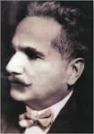 Sir M. Iqbal wearing Bow tie.