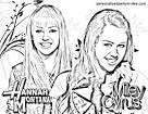 Hannah Montana coloring page