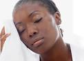 Picture of a woman resting