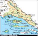 Map of Split and Dalmatia County Map, Split and Dalmatia, Croatia Maps