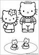 Hello Kitty coloring page