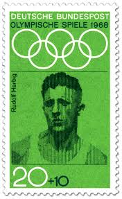 Rudolf Harbig ( Mittelstreckenläufer), Briefmarke 1968