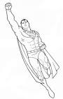 Superman coloring page