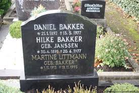 Grab von Hilke Bakker (geb. Janssen) (30.04.1891-20.06.1977 ...