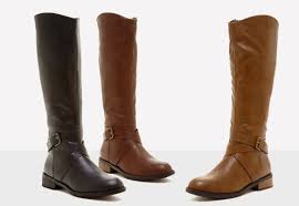 Women's Black Or Brown Riding Boots Only $39.99 + FREE Shipping ...