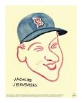 ... American League Baseball players drawn by Vic Johnson. - Jackie-Jensen