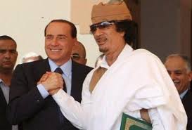 Berlusconi Gheddafi