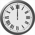 roman-numeral-wall-clock