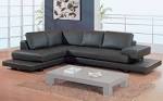 GL 2 Piece Sectional Brown Leather Match | Sectionals