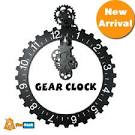 New Arrival Hot Sale Metal Skeleton Gear Clock Desk Clock Creative ...