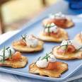 Fresh Corn Blinis with Smoked Salmon and Chive Cream Recipe ...