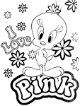 Tweety Bird coloring page