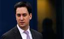 Ed Miliband visiting a data