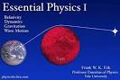 Welcome to Physics for Free, Essential Physics 1 Textbook