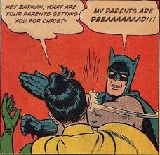 batman, robin slap, parents dead