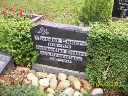 Grab von Theodor Eggers (1888-1970), Friedhof Mitling-