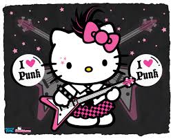 Hello Kitty I Love Punk | CARTOON - Hello-Kitty-I-Love-Punk