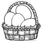 Easter coloring page
