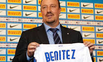 Rafa Benítez, durante su presentación como técnico del Inter de Milán